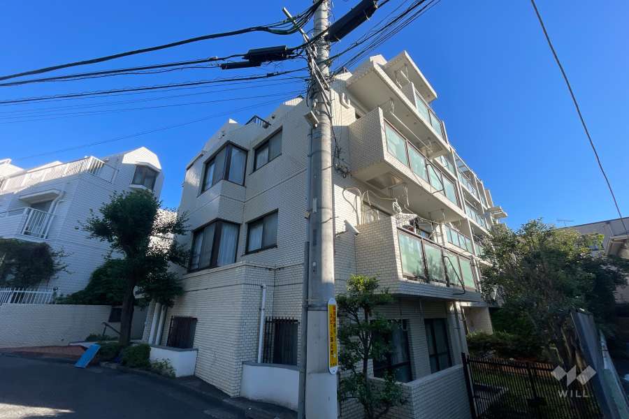 ライオンズマンション中野第2の外観（南西側から）