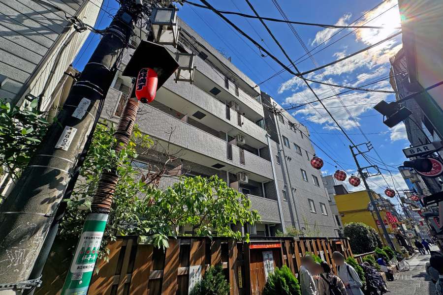 ライオンズシティ中野の外観（北西側から）