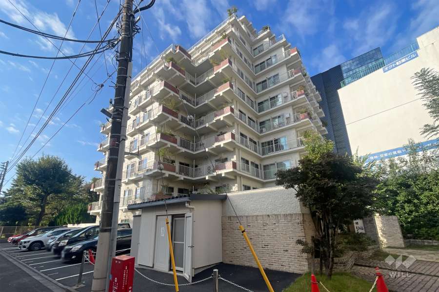 中野リハイムの外観（北東側から）