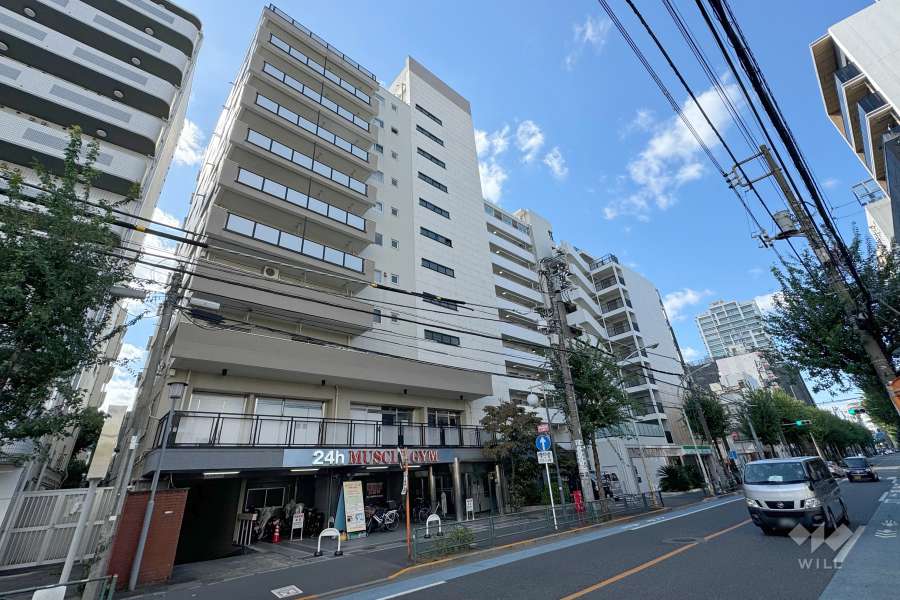 中野第二コーポの外観（北東側から）