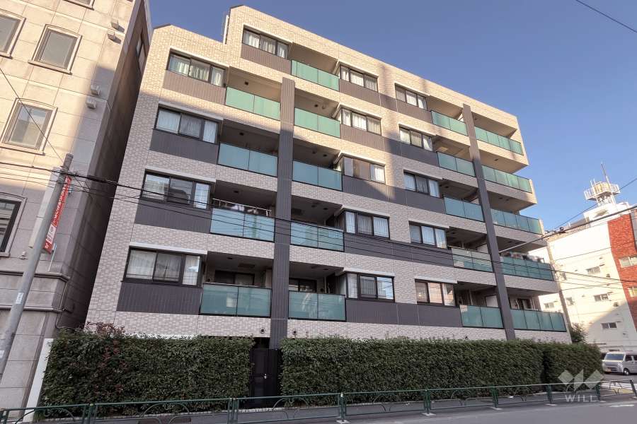 オープンレジデンシア中野の外観（南西側から）