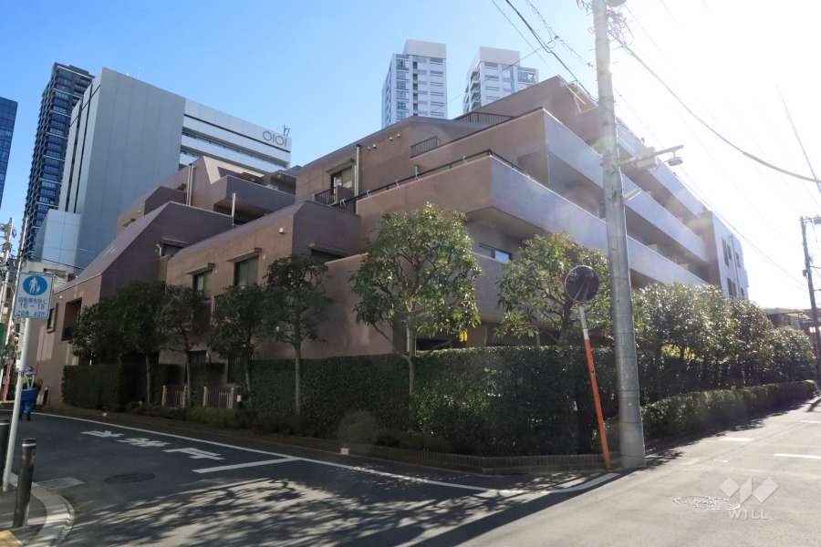 ファミール中野の外観(北西側から)