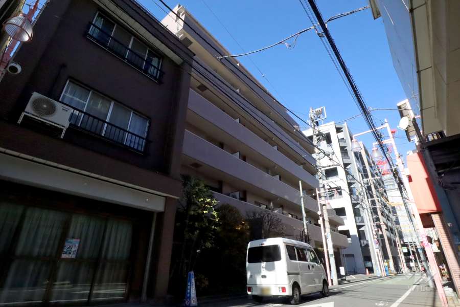 ファミール中野の外観(南東側から)