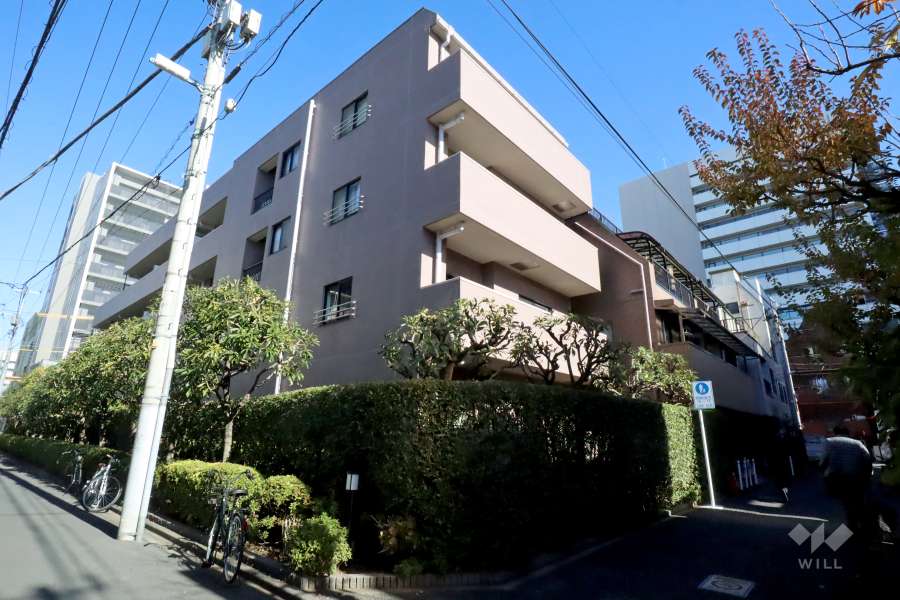 ファミール中野の外観(南西側から)