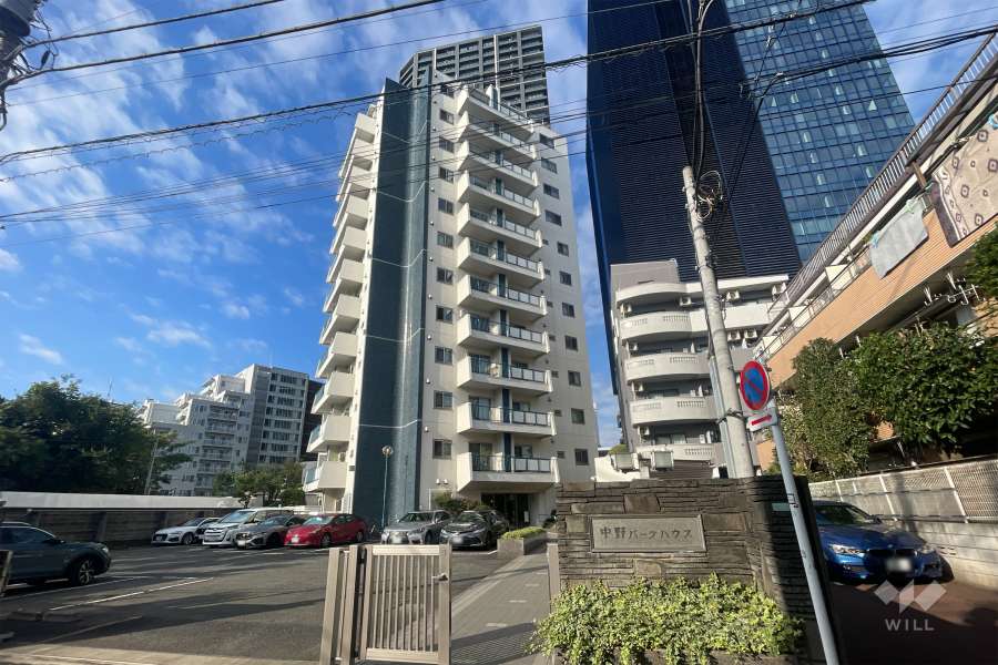 中野パークハウスの外観（北東側から）