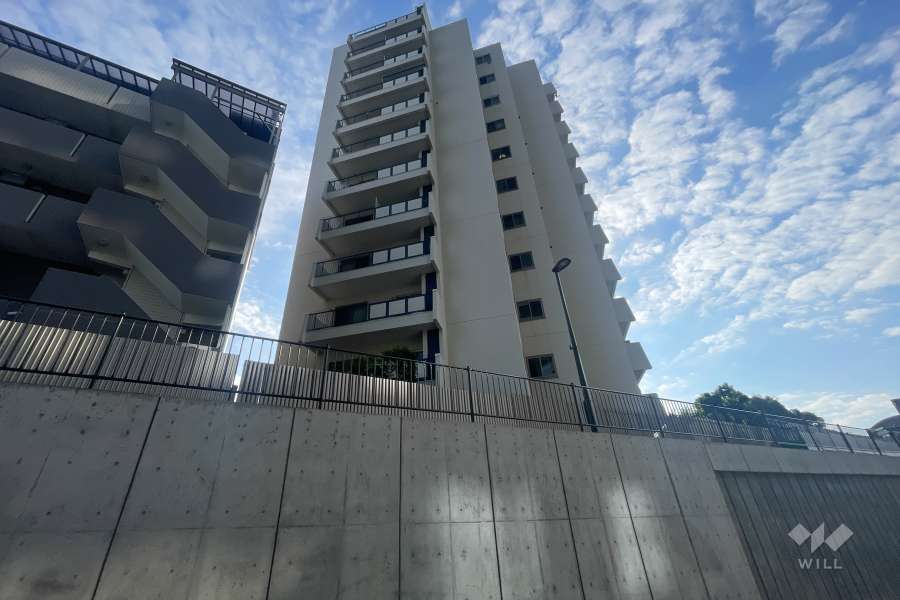 中野パークハウスの外観（北西側から）