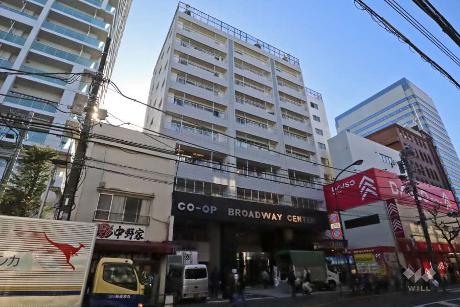コープブロードウェイの外観(北東側から)