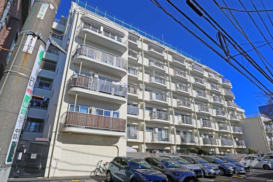 中野ハイムの外観（南西側から）