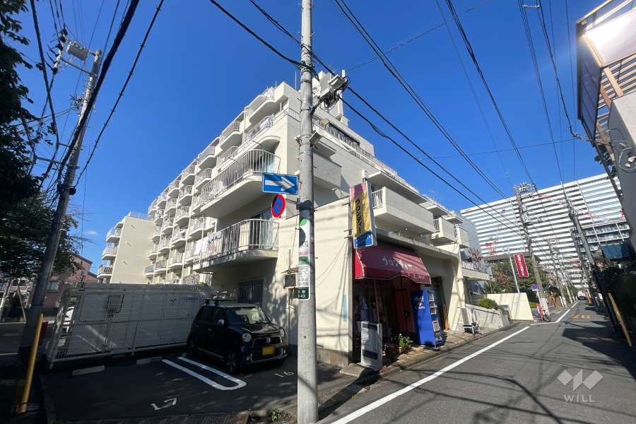 中野ハイム（中野3丁目）の外観（南東側から）