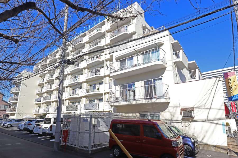 中野ハイムの外観（南東側から）