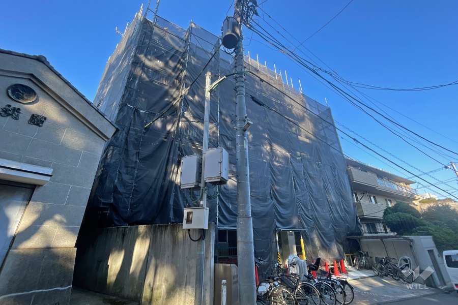 東中野第二マンションの外観（南西側から）