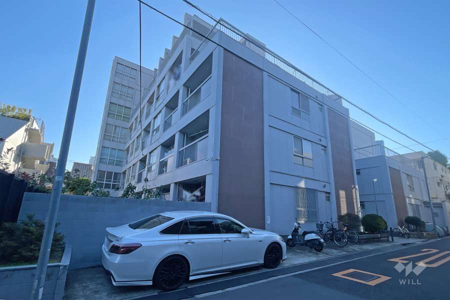 東中野コーポラスの外観（北東側から）