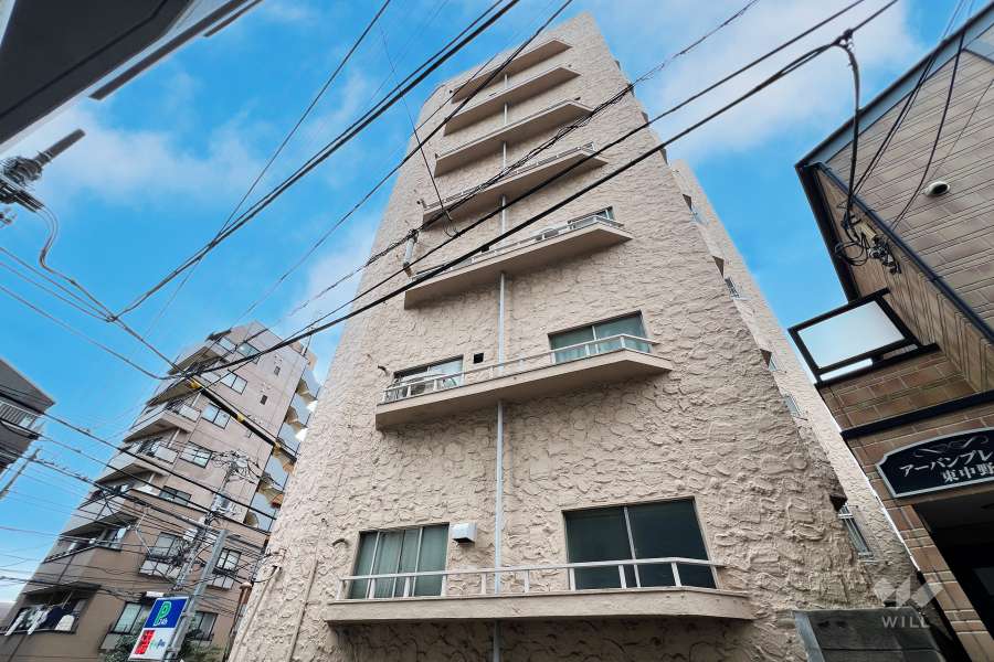 セブンスターマンション東中野の外観（南西側から）