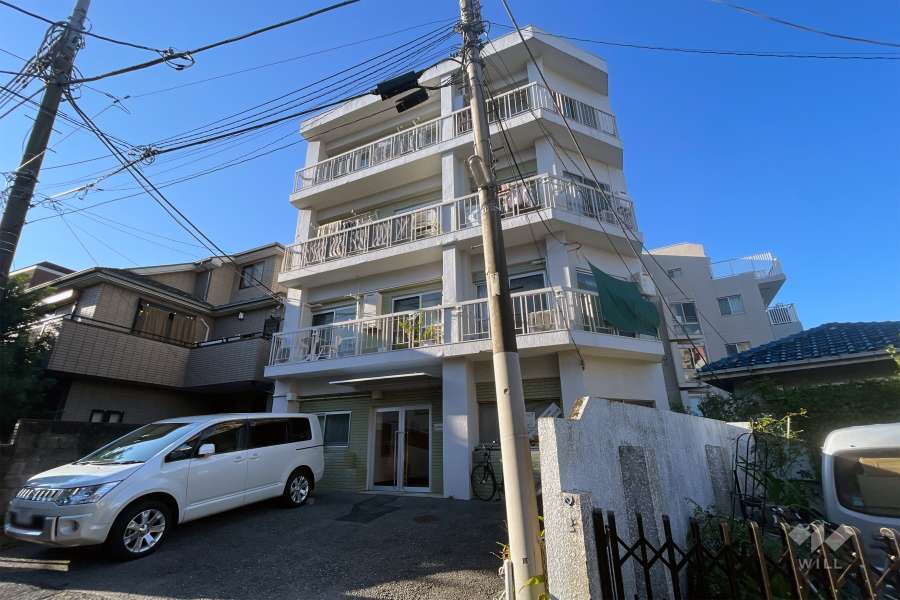 東中野第一マンションの外観（南東側から）