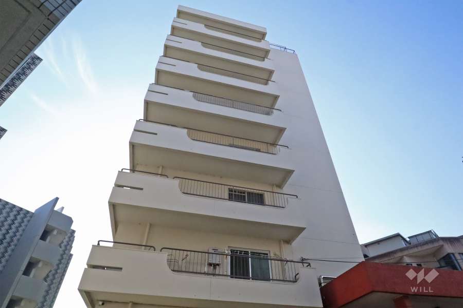 ヴィラロイヤル東中野の外観(北東側から)