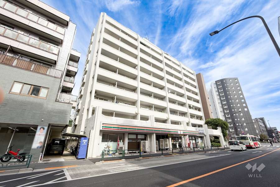 宮園キャピタルマンションの外観（南西側から）