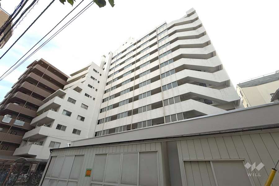 宮園キャピタルマンションの外観（北西側から）