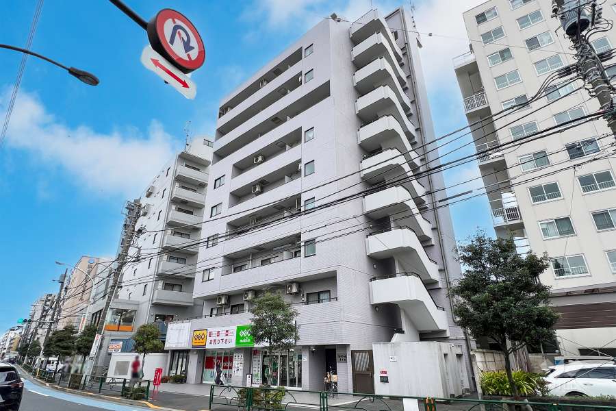 セザール東中野の外観（北西側から）