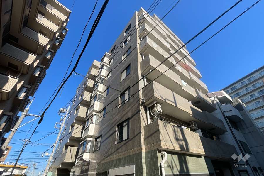 エルベＴＭ東中野の外観（南西側から）