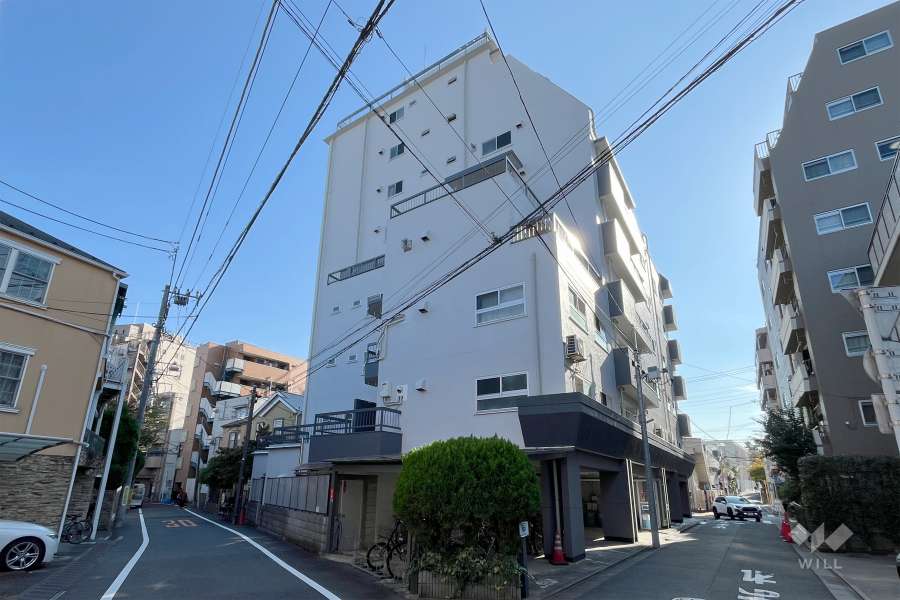 東中野マンションの外観（北西側から）