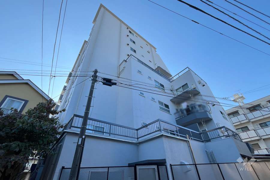 東中野マンションの外観（北東側から）