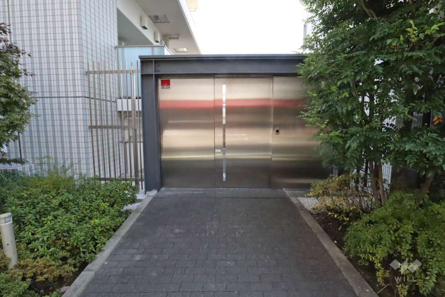 駐輪場の出入り口