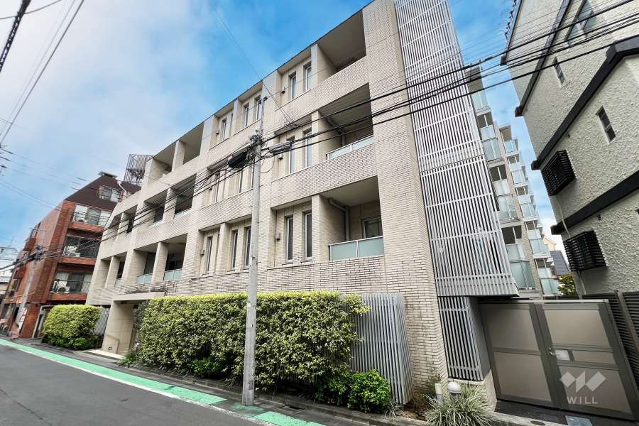 ブランズ東中野プレシアスの外観（西側から）