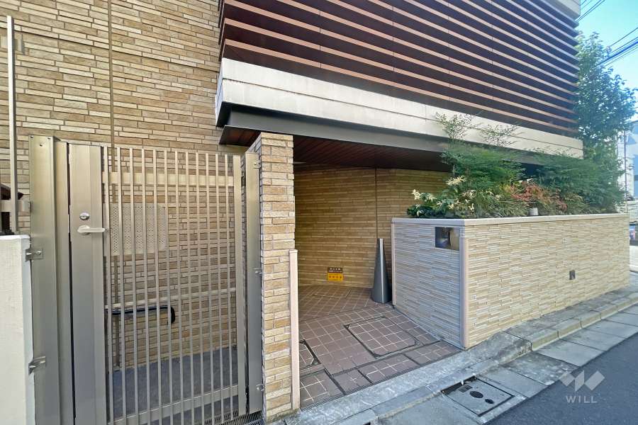 屋内に設けられた駐輪場