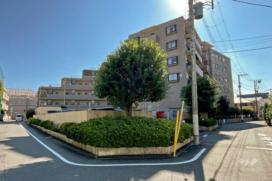 中野方南町グランドハイツの外観（北側から）