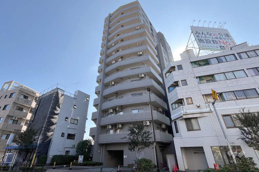 センチュリー中野南台の外観（北西側から）