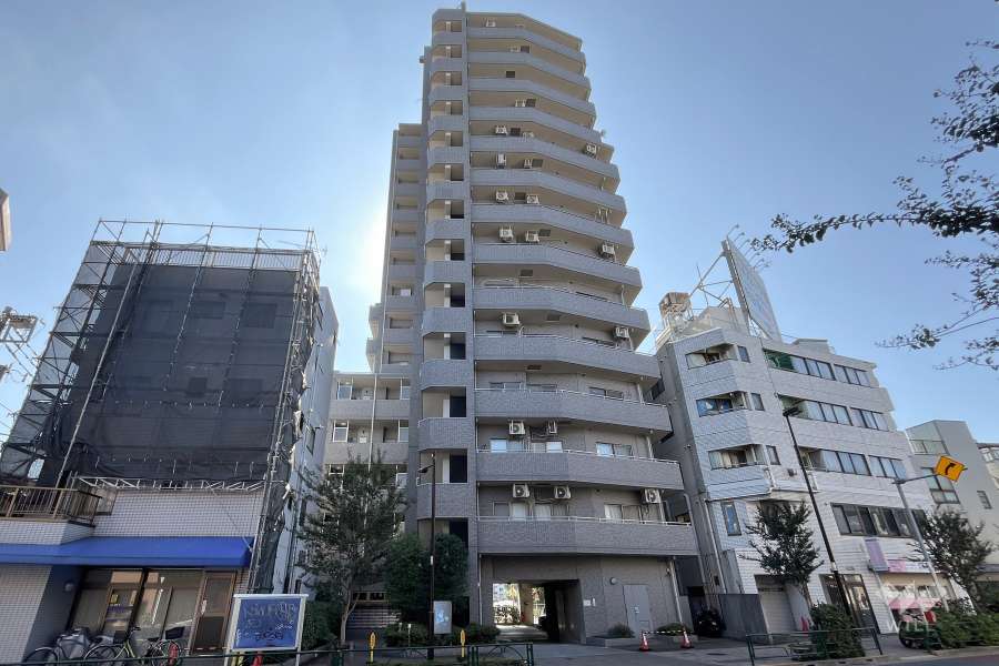 センチュリー中野南台の外観（北東側から）