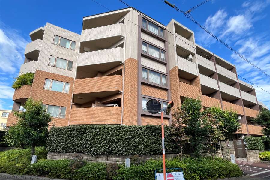 レクセルマンション笹塚の外観（南東側から）