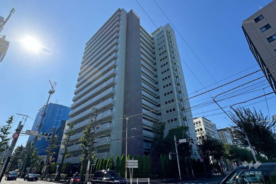 中野南台パークホームズの外観（北東側から）