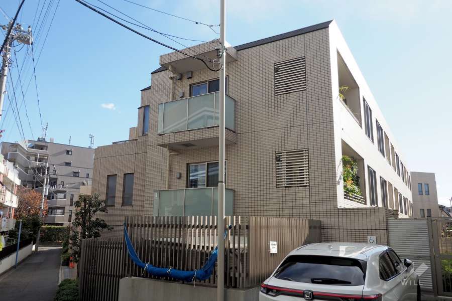 レジデンシャル鷺ノ宮の外観（北側から）