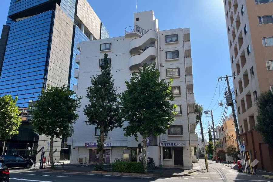 ヴェラハイツ中野坂上の外観（北側から）