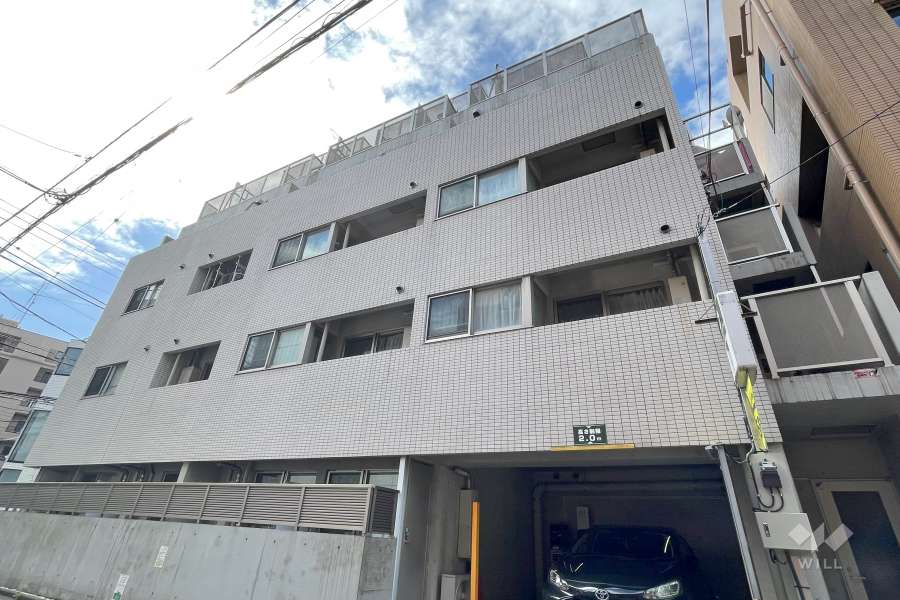 ヴェルステージ中野新橋２の外観（北東側から）