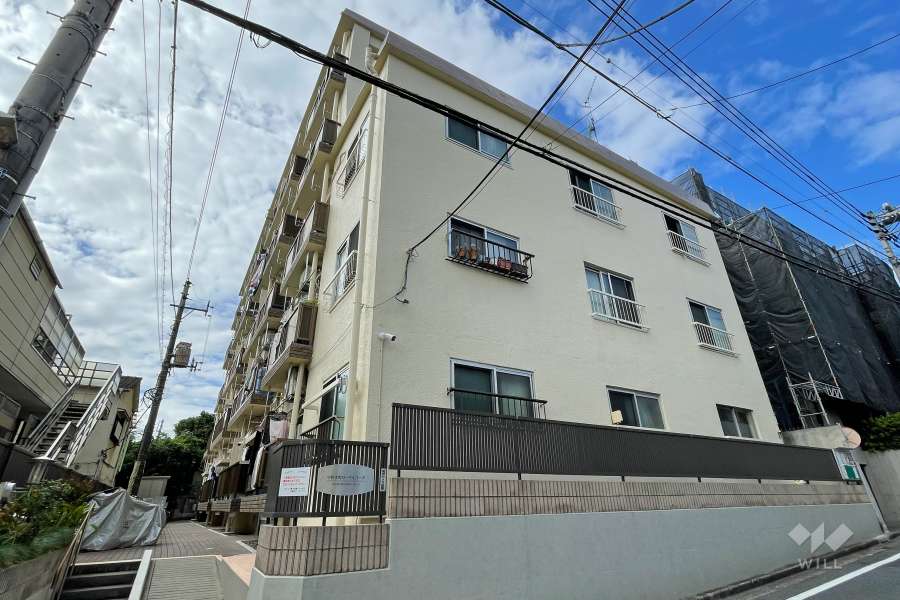 中野本町ローヤルコーポの外観（南東側から）