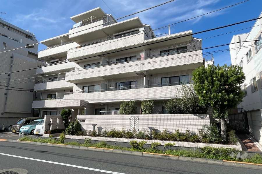 新中野サニーハイツ（本町4丁目）の外観（北東側から）