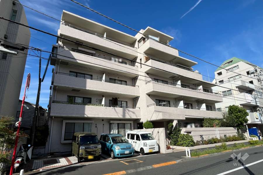 新中野サニーハイツ（本町4丁目）の外観（南東側から）