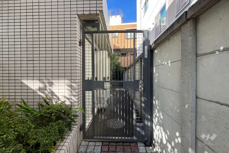 駐輪場の出入り口