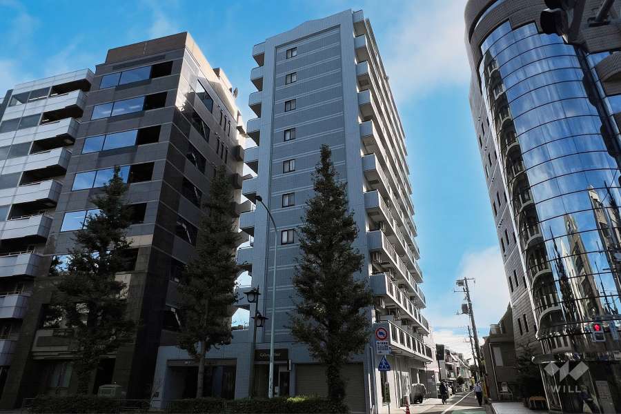 藤和シティコープ新中野２の外観（西側から）