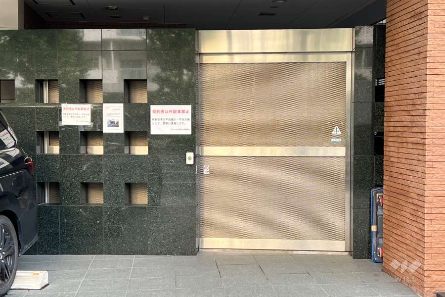 駐輪場の出入り口