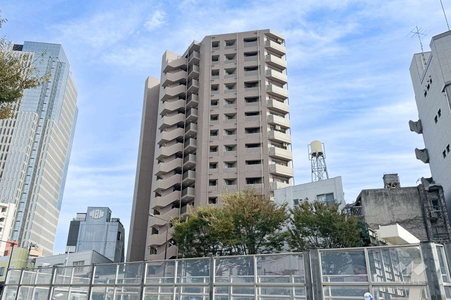 ナイスアーバン中野坂上の外観（南西側から）