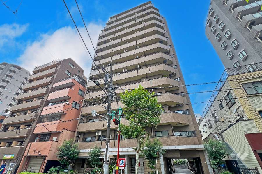 ナイスアーバン新中野の外観（東側から）