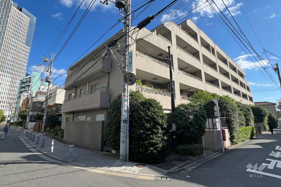 グランシュテル中野坂上の外観（北西側から）