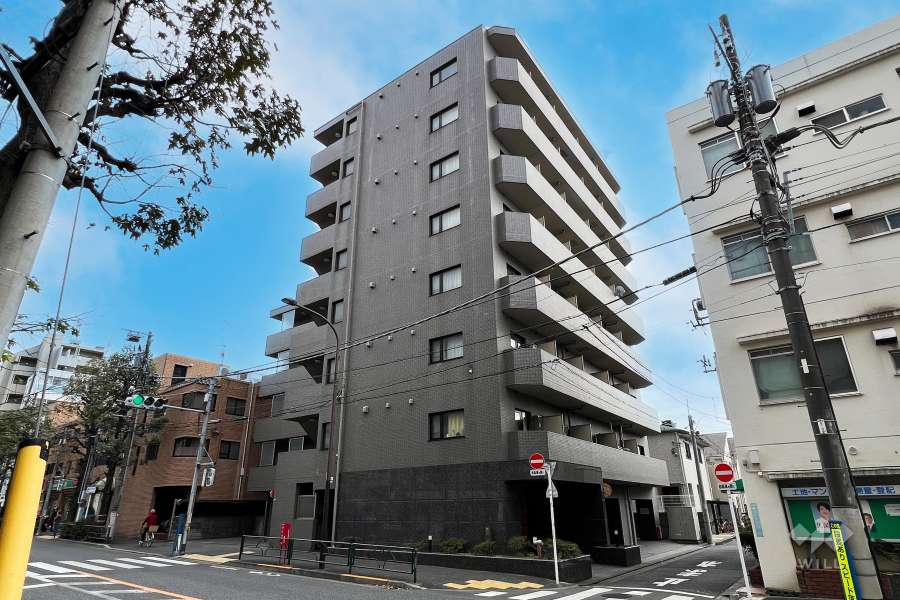 ルーブル野方弐番館の外観（北側から）