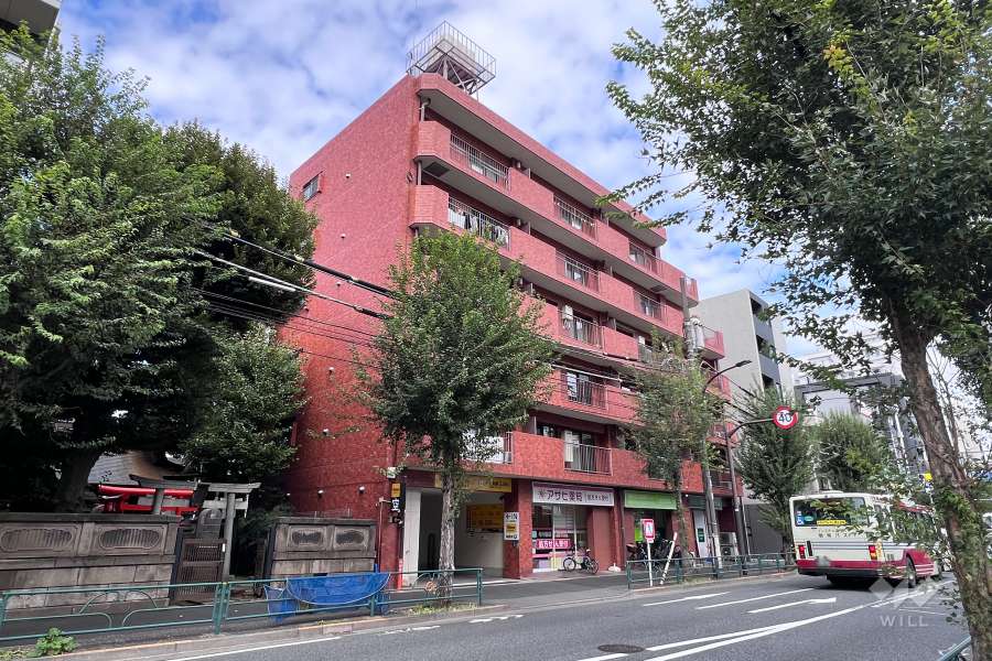 中野ダイヤハイツの外観（南西側から）