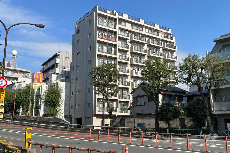 中野ハイツ（中野区）の外観（南西側から）　　