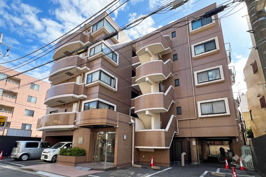モナーク野方の外観（北西側から）