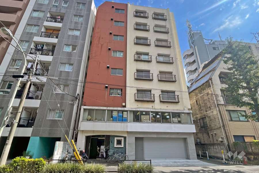 南中野天野マンションの外観（北西側から）